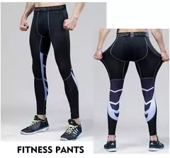Imagem do Calças de especificação masculina calças justas leggings para correr ginási
