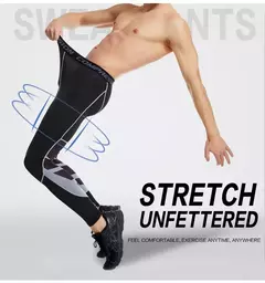 Imagem do Calças de especificação masculina calças justas leggings para correr ginási