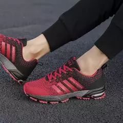 Tênis de corrida treino para homens e mulheres, calçado esportivo ao ar livre,
