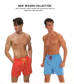 ESCATCH Homem Roupa de banho Calções de banho Troncos Praia Board Shorts Calç - loja online