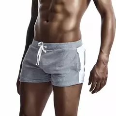 Pijamas lounge shorts masculino pijamas bottoms pijamas shorts de algodão macio - loja online