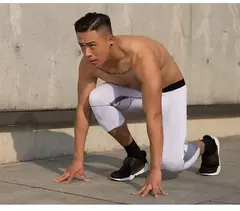 Calças de especificação masculina calças justas leggings para correr ginási - GH Vitrine Virtual