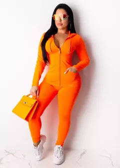 Conjunto de duas peças agasalho feminino festival roupas outono inverno topo +