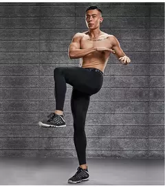 Calças de especificação masculina calças justas leggings para correr ginási - GH Vitrine Virtual