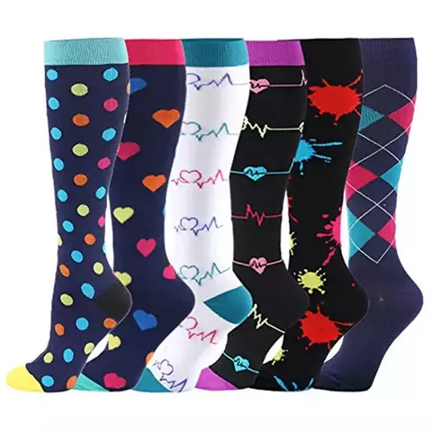 Meias de especificação para homens e mulheres, 20-30mmhg, meia calça de espec