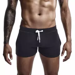 Pijamas lounge shorts masculino pijamas bottoms pijamas shorts de algodão macio - loja online