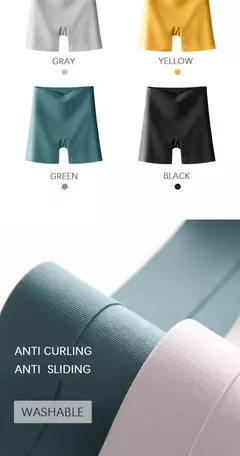 Flarixa shorts femininos sem costura calças de segurança cintura alta tamanho - GH Vitrine Virtual