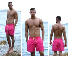 Imagem do ESCATCH Homem Roupa de banho Calções de banho Troncos Praia Board Shorts Calç