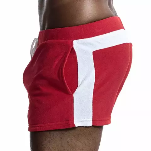 Pijamas lounge shorts masculino pijamas bottoms pijamas shorts de algodão macio
