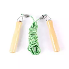 Corda de Pular Manopla Madeira Academia Treino Fitness Crossfit Academia 2,90 m - comprar online