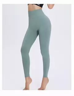Cintura alta push up sem costura esporte legging mulheres calças de yoga super