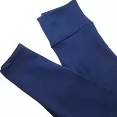 RIKINTE Calça Legging Lisa Flanelada Térmica Preta Vinho Azul Feminina Fitness