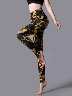 CHSDCSI-Leggings com elástico na cintura alta feminina, calça fitness sexy, ca - GH Vitrine Virtual