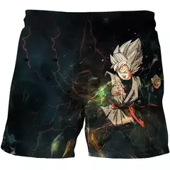 Moda 2024 meninos harajuku calças de praia para crianças roupas dragon ball z - loja online