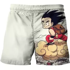 Imagem do Moda 2024 meninos harajuku calças de praia para crianças roupas dragon ball z