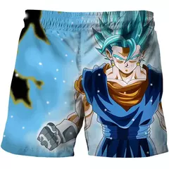 Imagem do Moda 2024 meninos harajuku calças de praia para crianças roupas dragon ball z