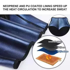Suor sauna calças corpo shaper shorts perda de peso emagrecimento shapewear mul - loja online