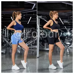 short yoga?short esportivo feminino?academia?short?calça pantalona feminina?sho - GH Vitrine Virtual