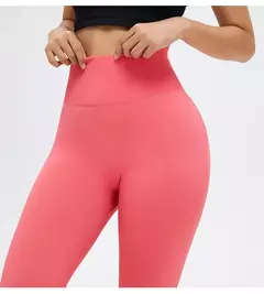 Cintura alta push up sem costura esporte legging mulheres calças de yoga super - comprar online