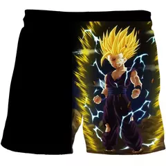 Moda 2024 meninos harajuku calças de praia para crianças roupas dragon ball z na internet