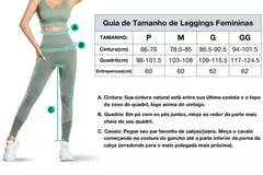 Calças de ioga Calça Legging Esportiva Academia Feminina Cintura Alta Elástic na internet