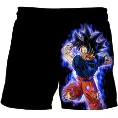 Moda 2024 meninos harajuku calças de praia para crianças roupas dragon ball z - comprar online