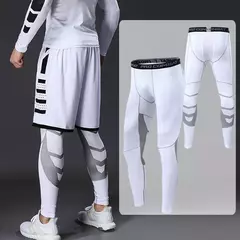 Calças de especificação masculina calças justas leggings para correr ginási