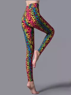 CHSDCSI-Leggings com elástico na cintura alta feminina, calça fitness sexy, ca - GH Vitrine Virtual