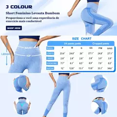 Leggings Femininas Para Levantar o Bumbum, Calças de Ioga Fitness de Cintura Alt - GH Vitrine Virtual