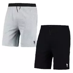 Kit 2 Bermudas Masculina Moletinho Casual Esportiva Leve e Confortável do P ao