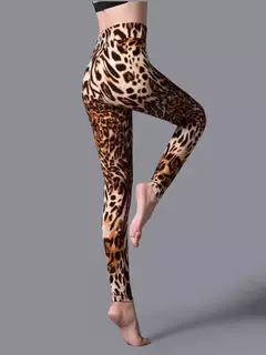 CHSDCSI-Leggings com elástico na cintura alta feminina, calça fitness sexy, ca