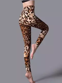 Imagem do CHSDCSI-Leggings com elástico na cintura alta feminina, calça fitness sexy, ca