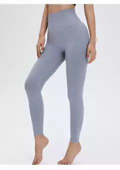 Cintura alta push up sem costura esporte legging mulheres calças de yoga super - loja online
