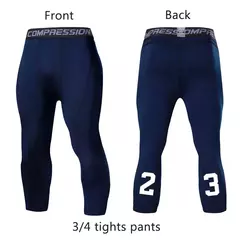 Calças de especificação masculina calças justas leggings para correr ginási - loja online