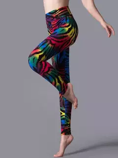 CHSDCSI-Leggings com elástico na cintura alta feminina, calça fitness sexy, ca - loja online