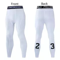 Calças de especificação masculina calças justas leggings para correr ginási - loja online