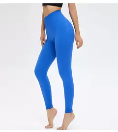 Cintura alta push up sem costura esporte legging mulheres calças de yoga super - loja online
