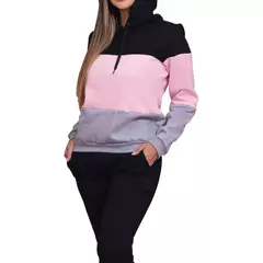 Imagem do Conjunto Moletom Calça e Blusa Flanelados Tendência 2022