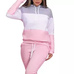Conjunto Moletom Calça e Blusa Flanelados Tendência 2022 - comprar online