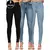 SlimFit Trio – Kit 3 Calças Jeans Femininas "Estilo e conforto com cintura alta em três opções essenciais." na internet