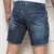 JeansDescolado – Bermuda Rasgada Masculina "Visual moderno e cheio de personalidade para qualquer ocasião." - VariMais