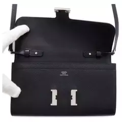 HERMÉS LONG WALLET CONSTANCE TO GO IN BLACK EPSOM - comprar online