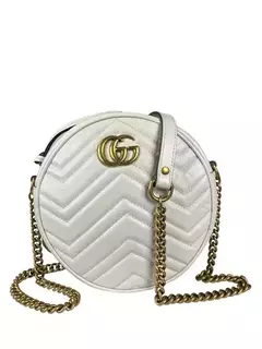 GUCCI GG MARMOT LEATHER HANDBAG BLANCO en internet