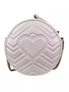 GUCCI GG MARMOT LEATHER HANDBAG BLANCO - comprar online