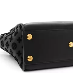 LOUIS VUITTON CALFSKIN MONOGRAM TUFTING ON MY SIDE BLACK - El Patron Import