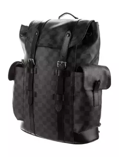 LOUIS VUITTON CHRISTOPHER PM BACKPACK BLACK DAMIER GRAPHITE - comprar online