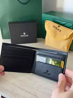 BILLETERA ROLEX BLACK 6186 - comprar online