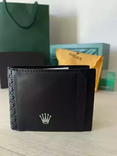 BILLETERA ROLEX BLACK 6182