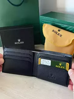 BILLETERA ROLEX BLACK 6178 - comprar online
