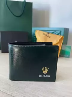 BILLETERA ROLEX GREEN 6303